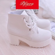 Women's Ankle Boots Platform Martin Strappy High Heels Boots