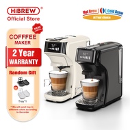 HiBREW Capsule Coffee Machine 6in1 Hot/Cold Multiple Espresso Cafetera Cappuccino Coffee Maker Dolce