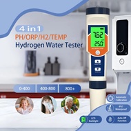 H2 Meter Hydrogen Water Tester, 4 in 1 pH/H2/ORP Temp Meter ppm Tester for Drinking Water