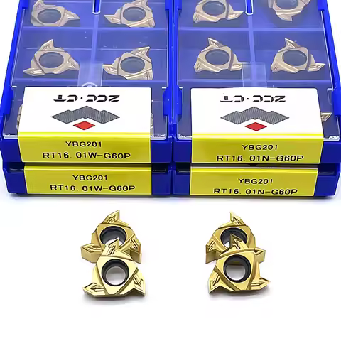 RT16.01N RT16.01W G60P YBG201 RT22.01N RT22.01W N60P YBG201 Carbide Thread Inserts Turning Tools Mec