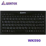 【MR3C】含稅 WINTEK WK-590 WK590 迷你鍵盤 88鍵 USB + PS2雙介面 黑色