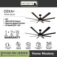 Deka+ PRIME 65 LED 65" DC Motor Ceiling Fan / Kipas Siling