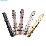 CHARMAT Spiral Rings Binder Clip A5 A6 A7 Colorful Diary with Screw File Folder Refillable