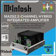 Mcintosh MA252 Hybrid Drive Amplifier | 2 Channel Hybrid Integrated Amplifier with Best of Vacuum Tubes + Solid State To