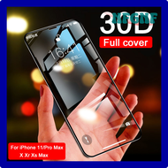 NFGNF 30D Full Cover Curved Tempered Glass on For iphone 11 Pro X Xr Xs Max Screen Protector Protective Glass iphone 6 7 8 Plus Film DHFDS