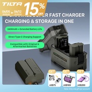 TILTA Camera Battery NP-FZ100 / NP-W235 / DMW-BLK22 / EN-EL15 / LP-E6 Digital Camera Battery Case Ch