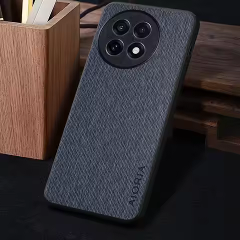 Case for Oneplus 13R 5G coque Luxury Vintage cloth pattern leather Skin Phone cover funda for oneplu