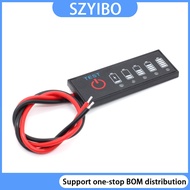 3.7V-72V Lithium Battery Power Detection Lamp Board 12V Lead-Acid Battery Lithium Iron Phosphate Pow