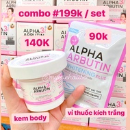 ALPHA BODY WHITENING CREAM COMBO + Blister