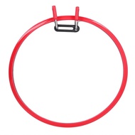 Bjiax Embroidery Hoop Red Plastic Stitch Wreath Frame