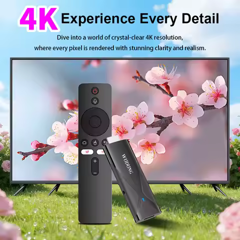 WD08 PRO TV Dongle Android10 Allwinner H313 BT TV Stick Smart Channel Home Cinema Mini 5G Wifi 4K HD