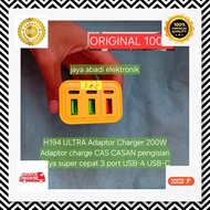 X223 200W Charger Adapter 100% Original ULTRA charge Adapter CAS CASAN Super Fast Charging 3 Port US