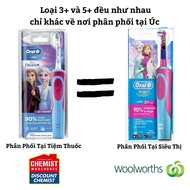 Homey - Bàn Chải Điện Trẻ em Từ 3+ Tuổi Oral-B Pro 100 & Vitality Stages Power - Hàng Nội Địa Úc