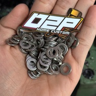 10 bolt rings, stainless m6 rings