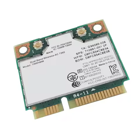 High Speed WIFI Card For Intel 7260AC Universal Dual Band Wireless Card 867M Bluetooth 4.0 Network C