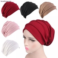 TRENDYZONEUA Women Cancer Muslim Scarf Cap Elastic Cloth Head Cap Hat Chemo Cap