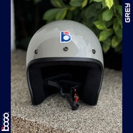 (ORIGINAL) BOGO BG-H1 Helmet for Motorbike Motorcycle (Adult) Classic Retro Open Face Helmet