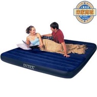INTEX68755雙人充氣床墊 1.8米豪華植絨氣墊床 戶外帳篷充氣床