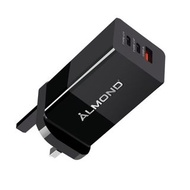 ALMOND PD065UK 快速充電器 IPAD 手機 Switch 充電 黑白色 MACBOOK PRO13 NOTEBOOK