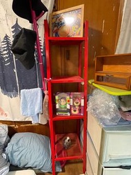 IKEA 層架 (紅色）