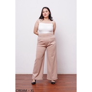 Hw Culottetes Pants Premium - Bigsize Premium Scuba Culottes
