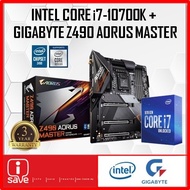 P.W.P. Intel Core i7 10700K Processor + Gigabyte Z490 Aorus Master Motherboard