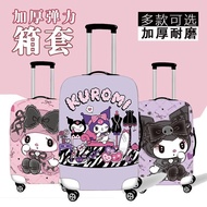Kuromi Cute Luggage Protective Cover Trolley Suitcase Suitcase Jacket Anti-dust Cover Thickened Wear-Resistant Can 10.28