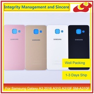 Original For Samsung Galaxy A3 2016 A310 A310F SM-A310F A310H Housing Battery Door Rear Back Cover C