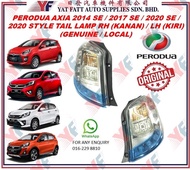 PERODUA AXIA 2014 SE / 2017 SE / 2020 SE / 2020 STYLE TAIL LAMP (WHITE) RH (KANAN) / LH (KIRI) (GENU