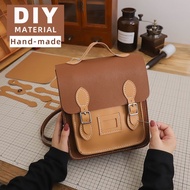 HB8 handmade bag diy Large-capacity Retro-Time Handmade diy Bag DIY backpack Cambridge bag handmade 