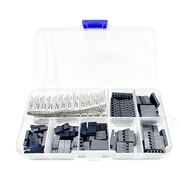 310PCS Dupont Connector Set 2.54MM Dupont Jumper Connector Male Female Shell with Terminal Adapter K