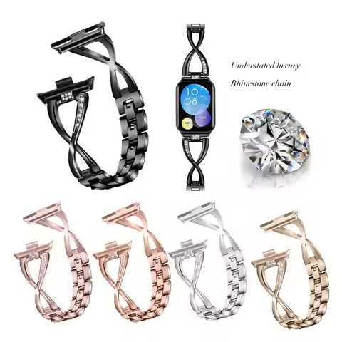 Stainless Steel Strap For Xiaomi Redmi Watch 4 5 Smart Watch Band X-Shape Bracelet Correa For Mi Ban