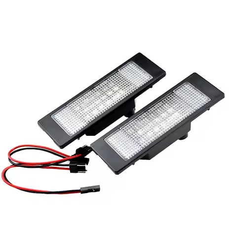 2pcs LED License Plate Lights For BMW 1Series E81 E87 F21 F20 6Series E63 E64 F06 F12 F13 X2 X4 Z4 F