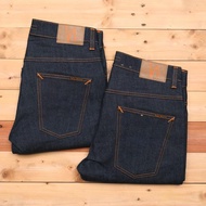 Sidik Nudie Jeans Grim Tim Dry True Navy Original / Celana Jeans Pria
