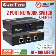 GAINTECH 2 PORT RJ45 LAN NETWORK SWITCH FJ-RJ45-2