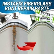 Fiberglass Boat Repair Paste Quick-drying Putty Paint Gray Repairing Scratch Agent Eye-filling J0h6