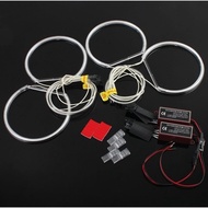 4*131mm BMW E46 E36 E39 COB Rim Angel Eyes Diubahsuai Set Angel Eyes CCFL