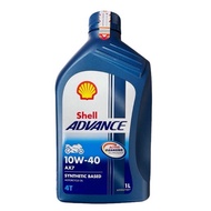 SHELL ADVANCE AX7 10W40 4T OIL Motorcycle Engine Oil 1L