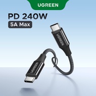 UGREEN PD3.1 240W USB-C to USB-C Nylon Braided Cable, 5A Fast Charger Compatible with iPhone 17/16/1