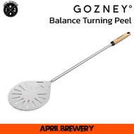 Gozney Balance Turning Peel | Pizza Turntable Rotating Pie Stainless Steel Beach Wooden Handle Stron