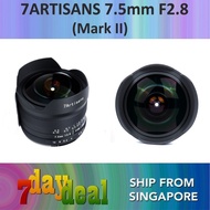 7Artisans 7.5mm F/2.8 II Fisheye Manual Focus Lens