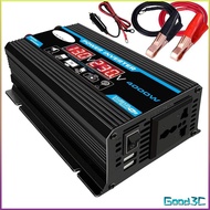 300W 12V To 220V/110V Dual USB LED Car Power Inverter Converter Modified Wave [L/6]