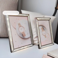 ,, Silver Inch.27cm, Inlaid Shells, Light Luxury Photo Frame Model Inches, 76 Inlaid Metal 33cm Swin