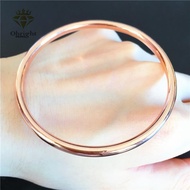 Russia 585 Purple Gold Bracelet 14k Rose Gold Colorful Gold Ancient Method Inheritance Korean Simple
