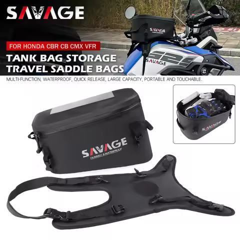 Motorcycle Tank Bag For HONDA Transalp 750 Hornet NX500 VFR 800 CB400 CBR 600 900 1000 RR 1100XX ST1
