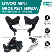 Happy Bike Mini Groupset Roadbike /Minivelo LTWOO R7 10 Speed Brifter 2 & 10 Speed RD FD