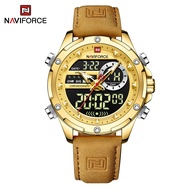 NAVIFORCE นาฬิกาผู้ชาย Sports นาฬิกา แท้ ผู้ชาย Waterproof Multifunctional Digital นาฬิกา ผู้ชายนาฬิ