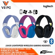 Logitech G435 Lightspeed & Bluetooth Wireless Lightweight Gaming Headset - For PC, Phone, Playstatio
