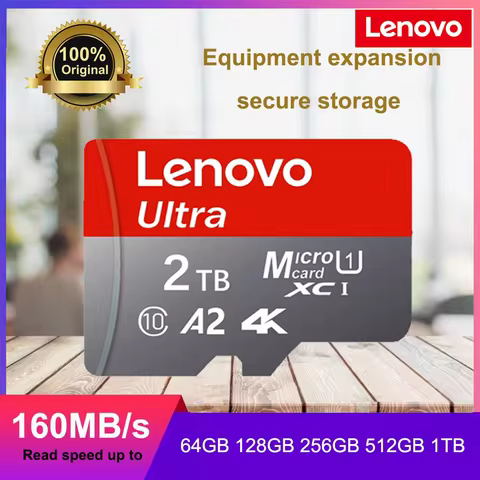 Original Lenovo Memory Card 1TB 2TB High Speed Micro TF SD Card 512GB SD V60 U3 TF Card For Nintendo