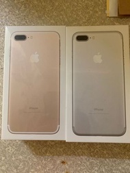 全新未拆台灣公司貨Apple iPhone 7 plus 128GB 5.5吋玫瑰金色/金色/銀色/黑色